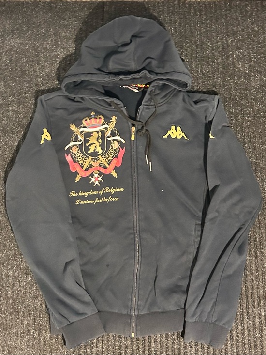 Kappa Other - Kappa Black Hoodie with Gold and Red Crest